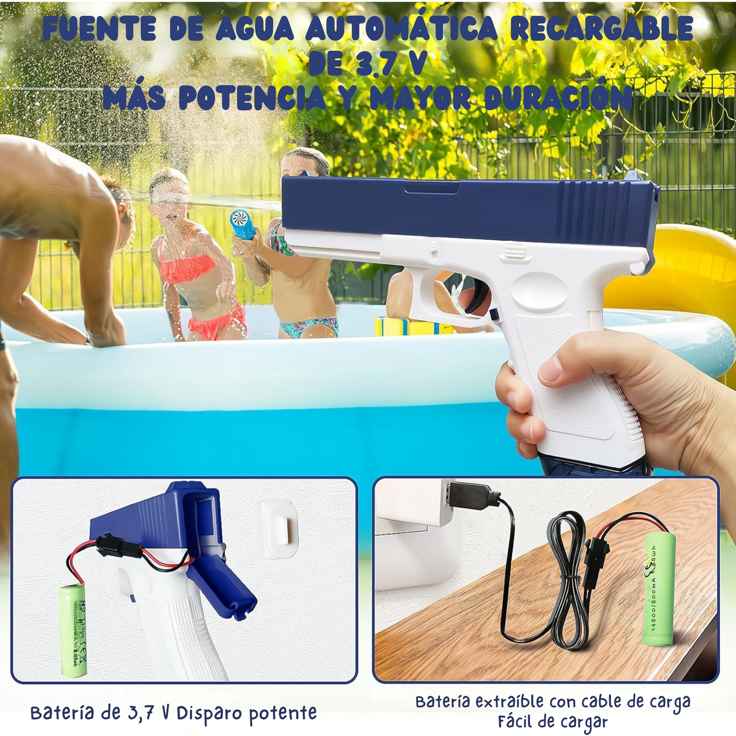Glock de Agua Eléctrica